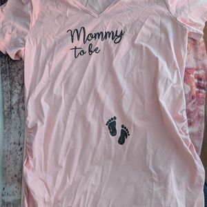 SHEIN Pink 'Mommy to Be' Long Sleeve Tee